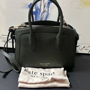 Kate Spade bonsai tree pebbled leather handbag with Crossbody strap